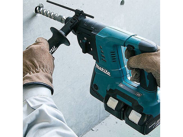 Профессиональный аккумуляторный перфоратор Makita DHR280Z (без АКБ) : 2.8 Дж,18В+18В,SDS+ (без Акб и зарядки) - Фото 6