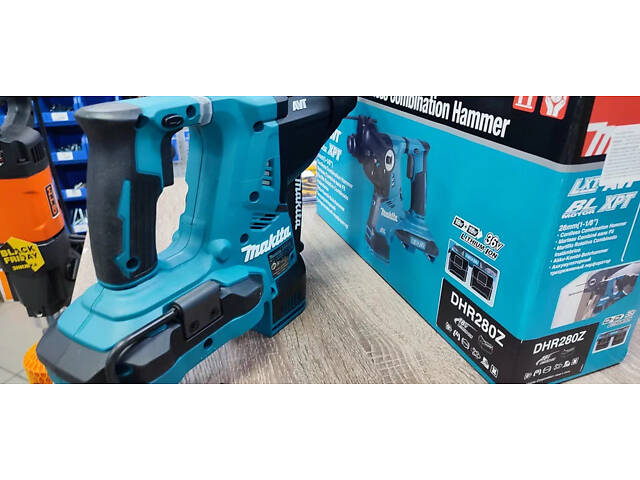Профессиональный аккумуляторный перфоратор Makita DHR280Z (без АКБ) : 2.8 Дж,18В+18В,SDS+ (без Акб и зарядки) - Фото 7