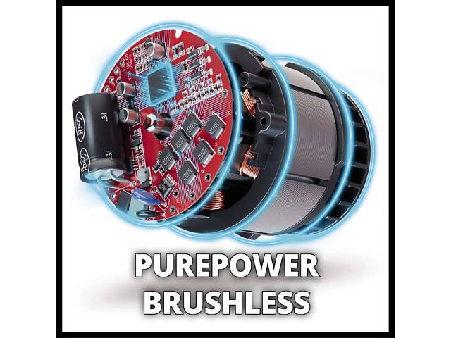 Професійний акумуляторний ударний шуруповерт безщітковий Einhell TP-CD 18/80 Li-i BL - Solo : з АКБ 18В 2.5 Ah - Фото 3