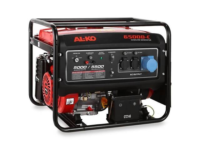 Профессиональный бензиновый генератор (электрогенератор) AL-KO 6500 D-C : 5.0/5.5 кВт - Фото 1