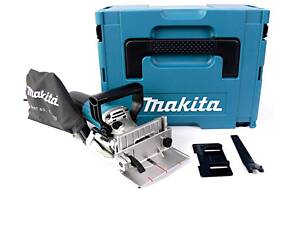 Професійний фрезер ламельний для шкантів і пазів MAKITA PJ7000J : 710 Вт фрезер для плоских роз'ємів в кейсі