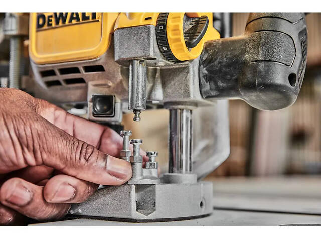 Профессиональный фрезер сетевой DeWALT DWE625KT : 2300Вт, цанга 8-12 (DWE625KT) - Фото 6