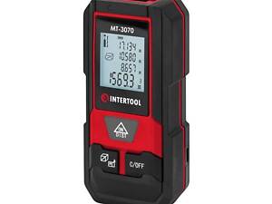 Профессиональный лазерный дальномер (дальномер) INTERTOOL MT-3070 : 20м электронная лазерная рулетка