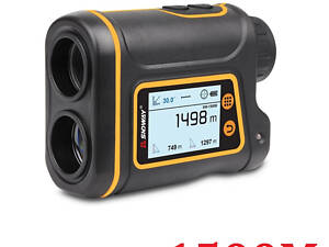 Профессиональный лазерный дальномер до 1500 метров с LCD экраном SNDWAY SW-1500B, скорость, угол, высота,