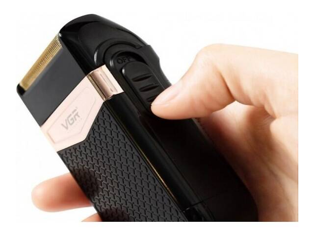 Профессиональный мощный шейвер бритва VGR V-331 Черный (V-331_375) - Фото 9