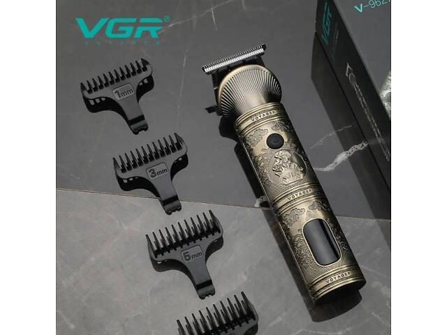 Професійний набір/машинка для стрижки волосся 6 в 1 VGR V-106, бритва триммер для бороди - Фото 3