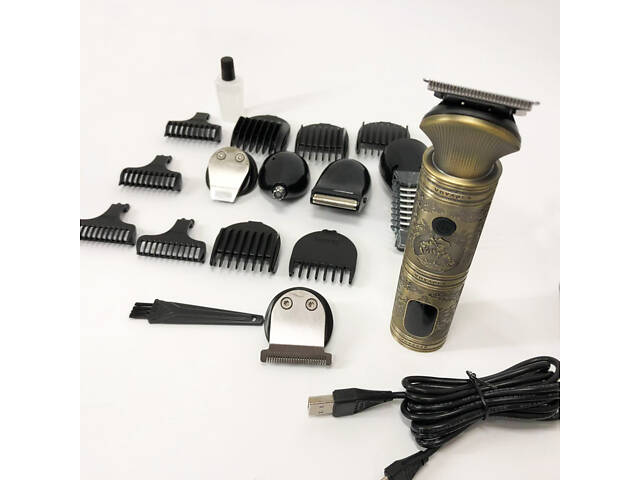Професійний набір/машинка для стрижки волосся 6 в 1 VGR V-106, бритва триммер для бороди - Фото 16