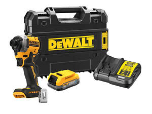 Профессиональный шуруповерт ударный аккумуляторный бесщеточный DeWALT DCF850E1T