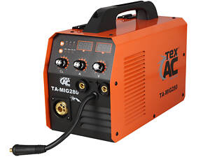 Професійний зварювальний напівавтомат TEX.AC ТА-MIG280 : 7.6 кВт, 40-280А, дріт 0.6-1.2 мм,електроди 1.6-5 мм, рукав 3 м