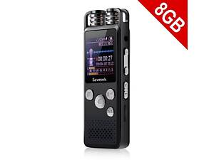 Профессиональный цифровой диктофон для журналиста Savetek GS-R07 8 Гб (100290)