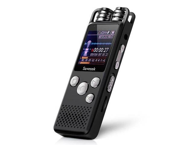 Профессиональный цифровой диктофон для журналиста Savetek GS-R07 8 Гб (100290) - Фото 3