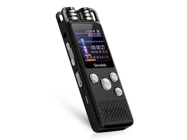 Профессиональный цифровой диктофон для журналиста Savetek GS-R07 8 Гб (100290) - Фото 4