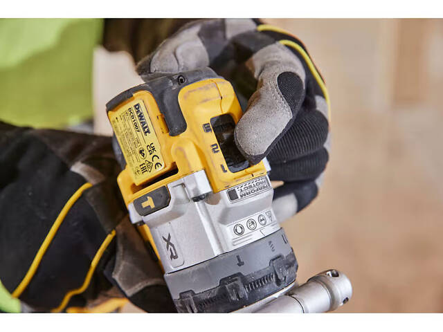 Професійна дриль-шурупокрут акумуляторний безщітковий ударний DeWALT DCD1007NT : без АКБ і ЗП - Фото 10