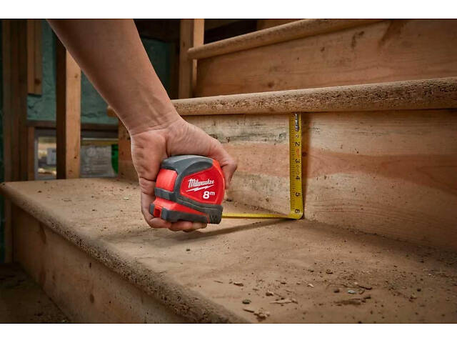 Профессиональная рулетка Pro Compact MILWAUKEE, 8м, (25мм) (4932459594) - Фото 8
