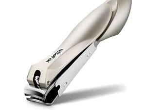 Професійні кусачки для нігтів Mr. Green з нержавіючої медичної сталі 93х13 мм — кліпер преміум класу.