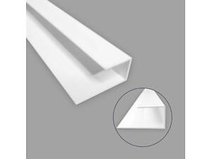 Профиль (торцевой) алюминиевый стартовый для сайдинга 20х42х6000мм SW-00001729