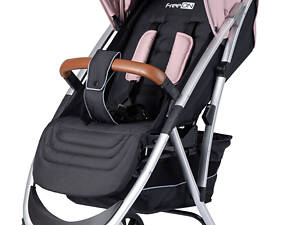 Прогулочная коляска для ребенка FreeON LUX Premium Dusty Pink-Black