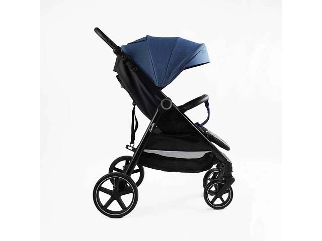 Прогулочная коляска Joy Sevillia S-600 Черно-синий (170081) - Фото 3