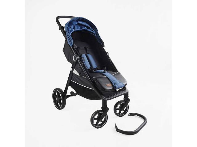 Прогулочная коляска Joy Sevillia S-600 Черно-синий (170081) - Фото 4