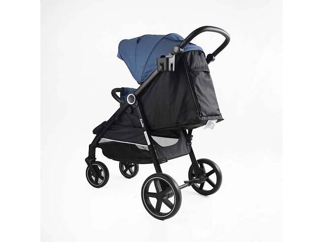 Прогулочная коляска Joy Sevillia S-600 Черно-синий (170081) - Фото 5
