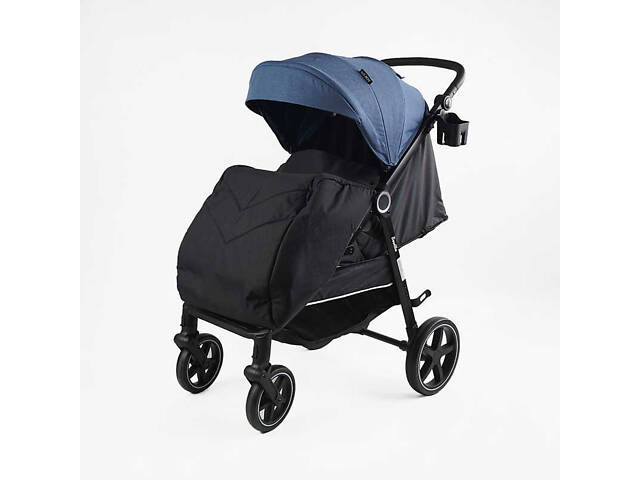 Прогулочная коляска Joy Sevillia S-600 Черно-синий (170081) - Фото 6