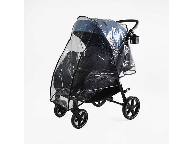 Прогулочная коляска Joy Sevillia S-600 Черно-синий (170081) - Фото 7