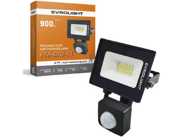 Прожектор EVROLIGHT FM-01D-10 10W 6400К - Фото 1