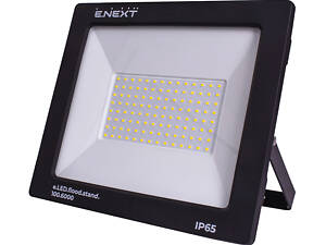 Прожектор LED 100W 220V 8000lm 6000K IP65 249x30x219mm [l0790005] E.NEXT e.LED.flood.stand.100.6000