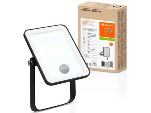 Прожектор LEDVANCE Flood ESSENTIAL SENSOR 10W 840 BK IP65 (4058075768215) - Фото 6