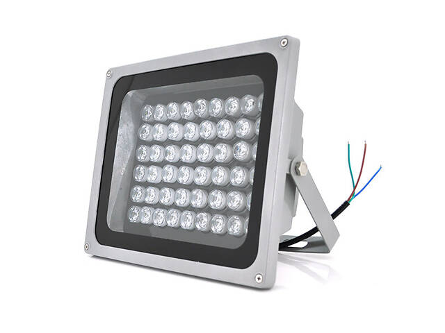 Прожектор спрямований із сутінковим датчиком YOSO 220 V 50 W, 50 LED, IP66, кут огляду 120°, дальність до 150 м, - Фото 1