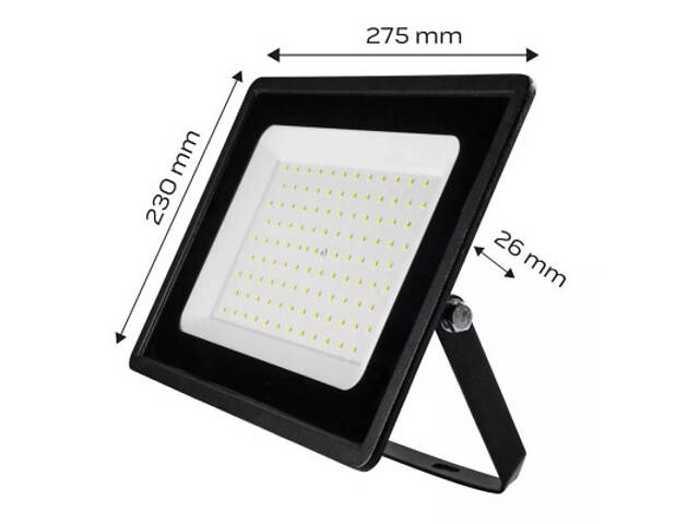 Прожектор Neo Tools алюміній, 220 В, 100Вт, 8000 люмен, SMD LED, кабель 0.3м без (99-054) - Фото 4