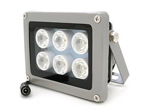 Прожектор спрямований з сутінковим датчиком YOSO 12V 8W, 6LED, IP66, кут огляду 60 °,робоча відстань до 30м,