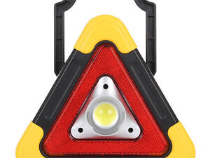 Прожектор светодиодный аварийный фонарь HB-6609-COB+LED(STOP)