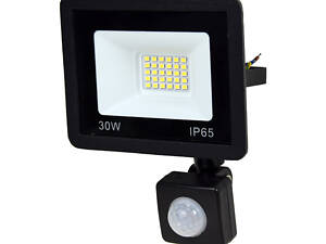 Прожектор светодиодный с датчиком движения Lightwell LW-FL-B-30-S 30 W 301048