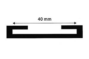 Прокладка хомута крепления топливного бака 40 MM (10 M) (TEMPEST) TP 12.47.39 RU51