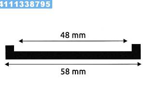 Прокладання хомута кріплення бака паливного 48 MM (10 M) (TEMPEST)