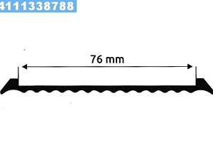 Прокладка хомута крепления бака топливного 76 MM (10 M) (TEMPEST)