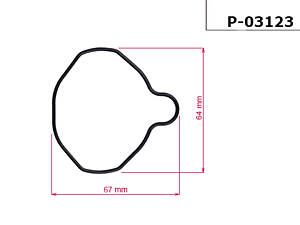 Прокладка ГУР P-03123 Audi Q7 05-15, Hyundai Tucson 04-09, VW Transporter T5 03-15