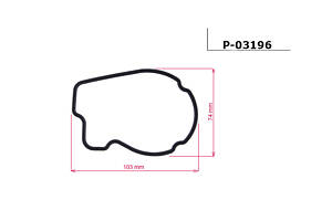 Прокладка ГПК P-03196 BMW 5 E60-61 03-10, X5 E70 07-13, X6 E71 08-14, 7 E65-68 01-08, 6 E63-64 04-11, 5 F10-18 10-17