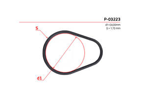 Прокладка ГУР P-03223 PEUGEOT 308 (T7) 07-19, Partner 08-; CITROEN Berlingo 08-18, C4 Picasso 06-13