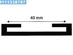 Прокладка хомута крепления бака топливного 40 MM (10 M) (TEMPEST)