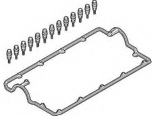 Прокладка клапанної кришки ELRING 383280 на VW SHARAN (7M8, 7M9, 7M6) - Фото 1