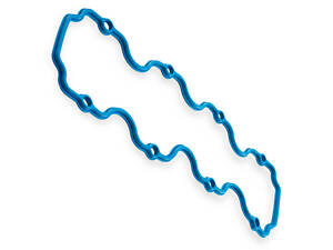 Прокладка клапанной крышки Lanos 1.5 синяя (силикон)