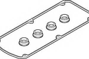 Прокладка клапанної кришки для моделей: MITSUBISHI (L-300, SPACE-WAGON, GALANT, GALANT, L-200, L-300, SPACE-RUNNER, L-300, L-4