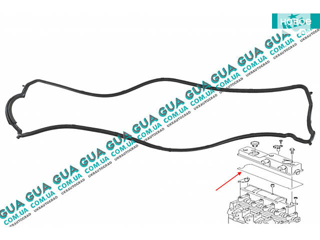 Прокладка клапанної кришки 301866 Ford/ФОРД CONNECT 2002-2013/КОННЕКТ 02-13, Ford/ФОРД FIESTA 2000-/ФІЄСТА 00-,