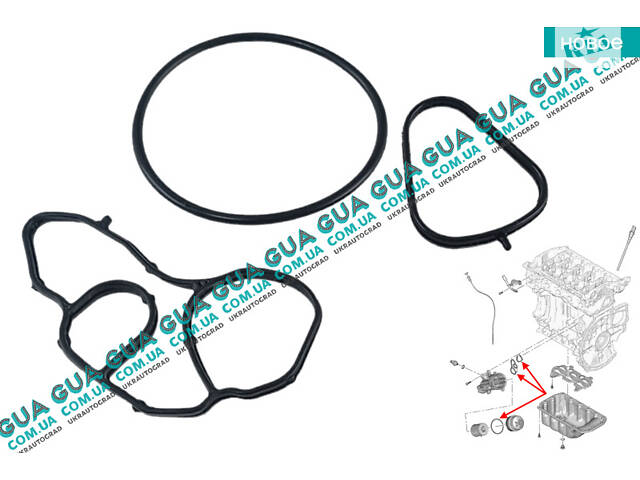 Прокладка корпуса масляного фильтра ( блока ) BSG70116001 Citroen / СИТРОЭН BERLINGO (B9) 2008- / БЕРЛИНГО (Б9), Peugeot