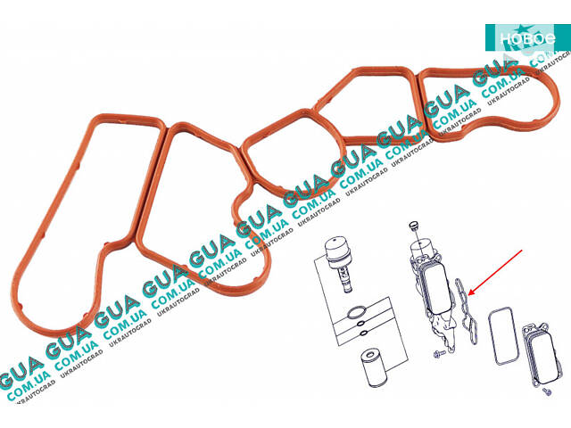 Прокладка корпуса масляного фильтра ( теплообменника ) 585090 Mercedes / МЕРСЕДЕС VITO W639 2003- / ВИТО 639 03-, Merced