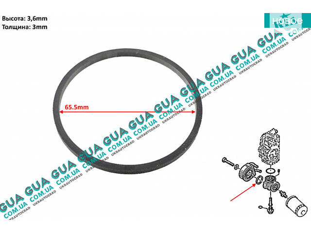 Прокладка масляного радиатора ( масляного охладителя / теплообменника ) RWS1854 Nissan / НИССАН INTERSTAR 1998-2010 / ИН