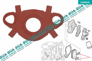 Прокладка масляного радиатора ( теплообменника ) 342.370 Citroen / СИТРОЭН JUMPER III 2006- / ДЖАМПЕР 3, Peugeot / ПЕЖО 