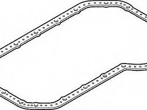 Прокладка піддону картера гумова ELRING 495620 на AUDI FOX (80, 82, B1)